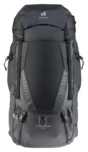 Deuter Futura Air Trek Trekking Backpack - 50l + 10l, black-graphite