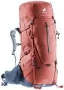 Deuter Aircontact X 60+15 SL Trekking Backpack Women - redwood-ink